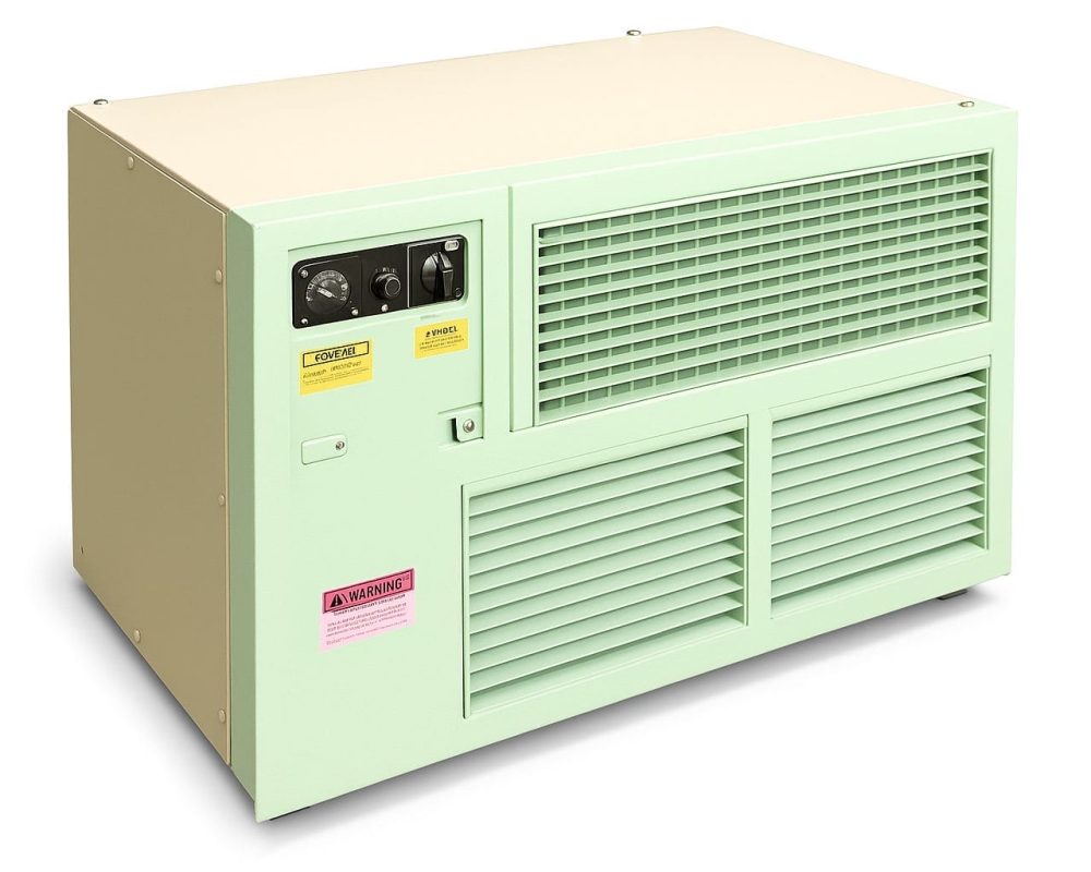 Mint-Green Industrial Air Conditioner